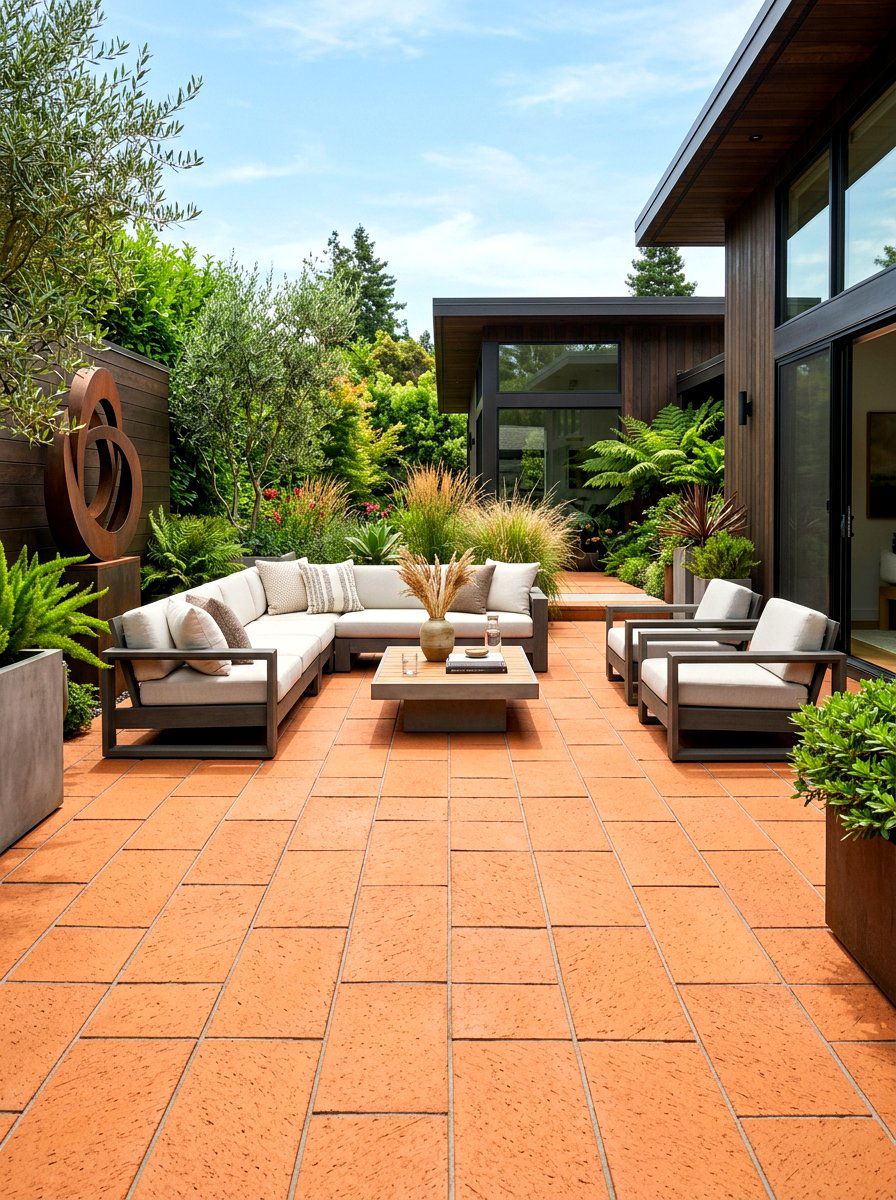 Large Brick Pavers - 30 brick patio ideas