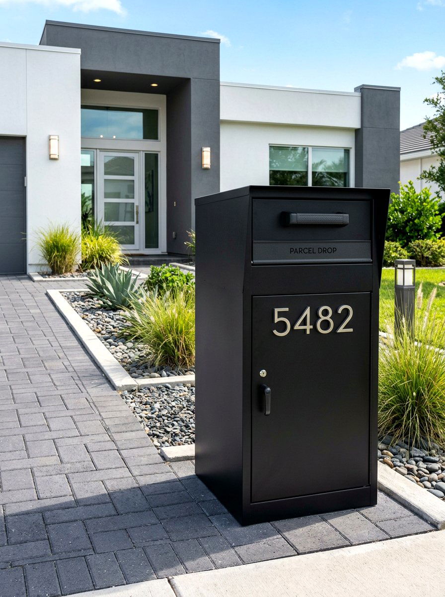 Large Capacity Parcel Mailbox - 30 statement mailbox ideas aesthetic