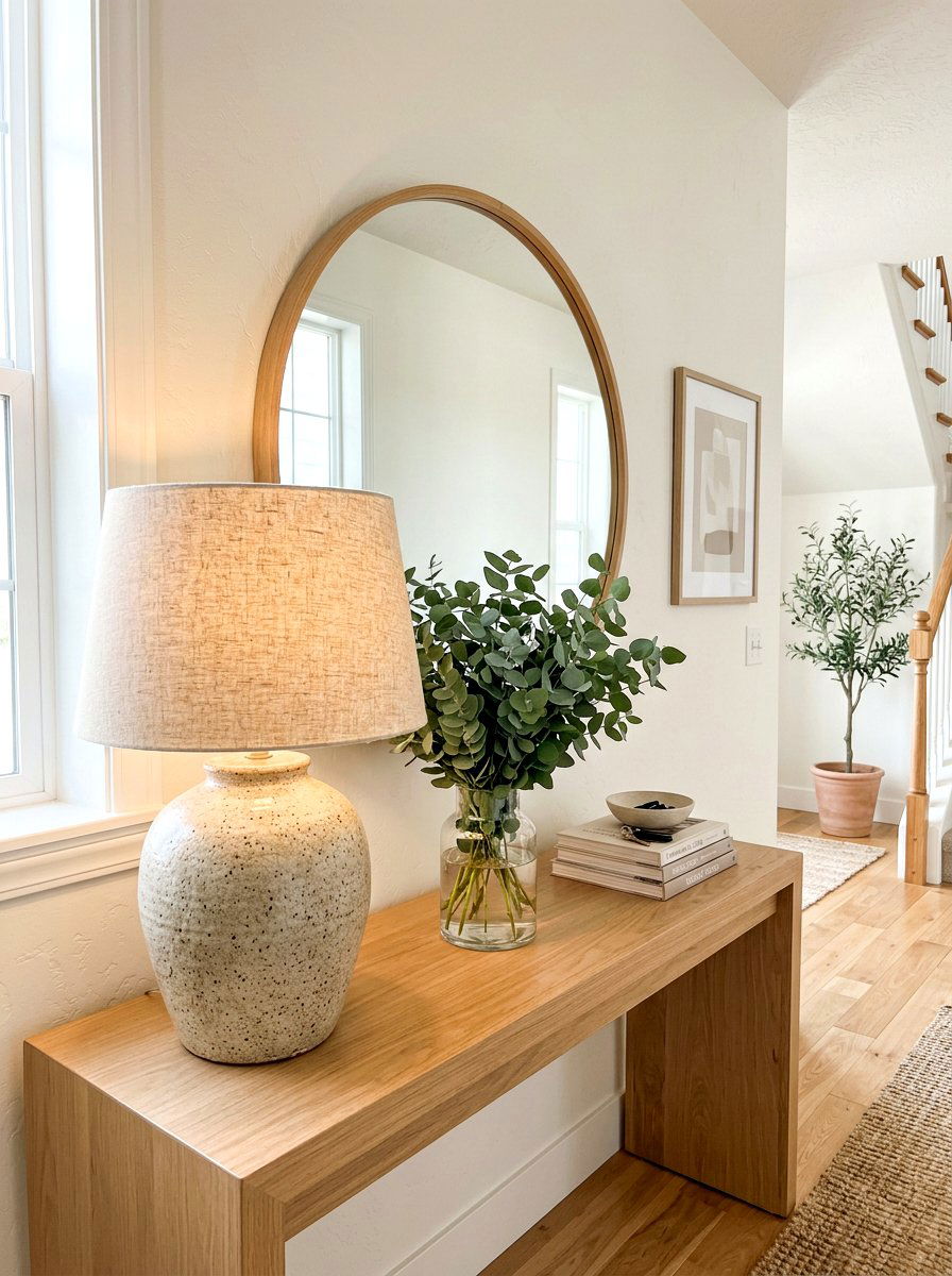 Large Ceramic Lamp - 30 foyer lamp styling ideas