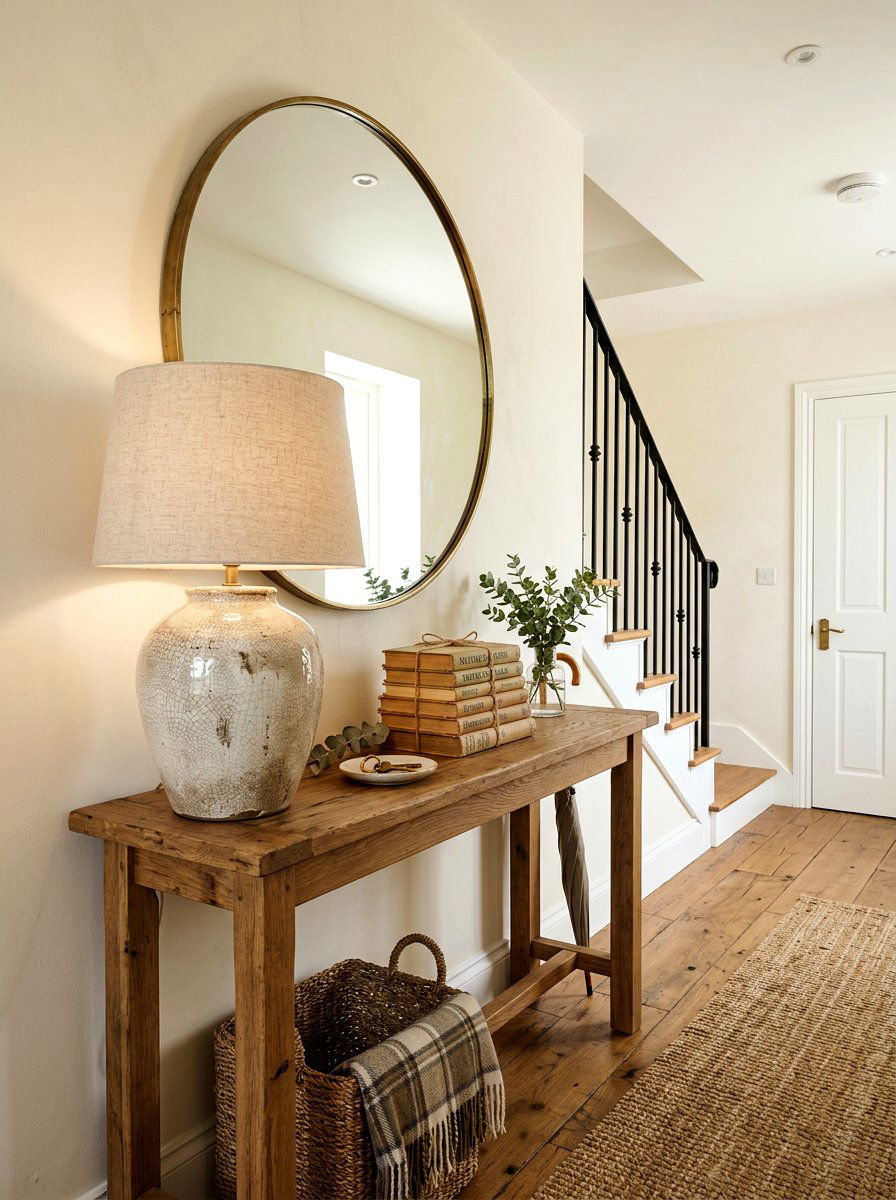 Large Ceramic Lamp - 30 console table lamp ideas