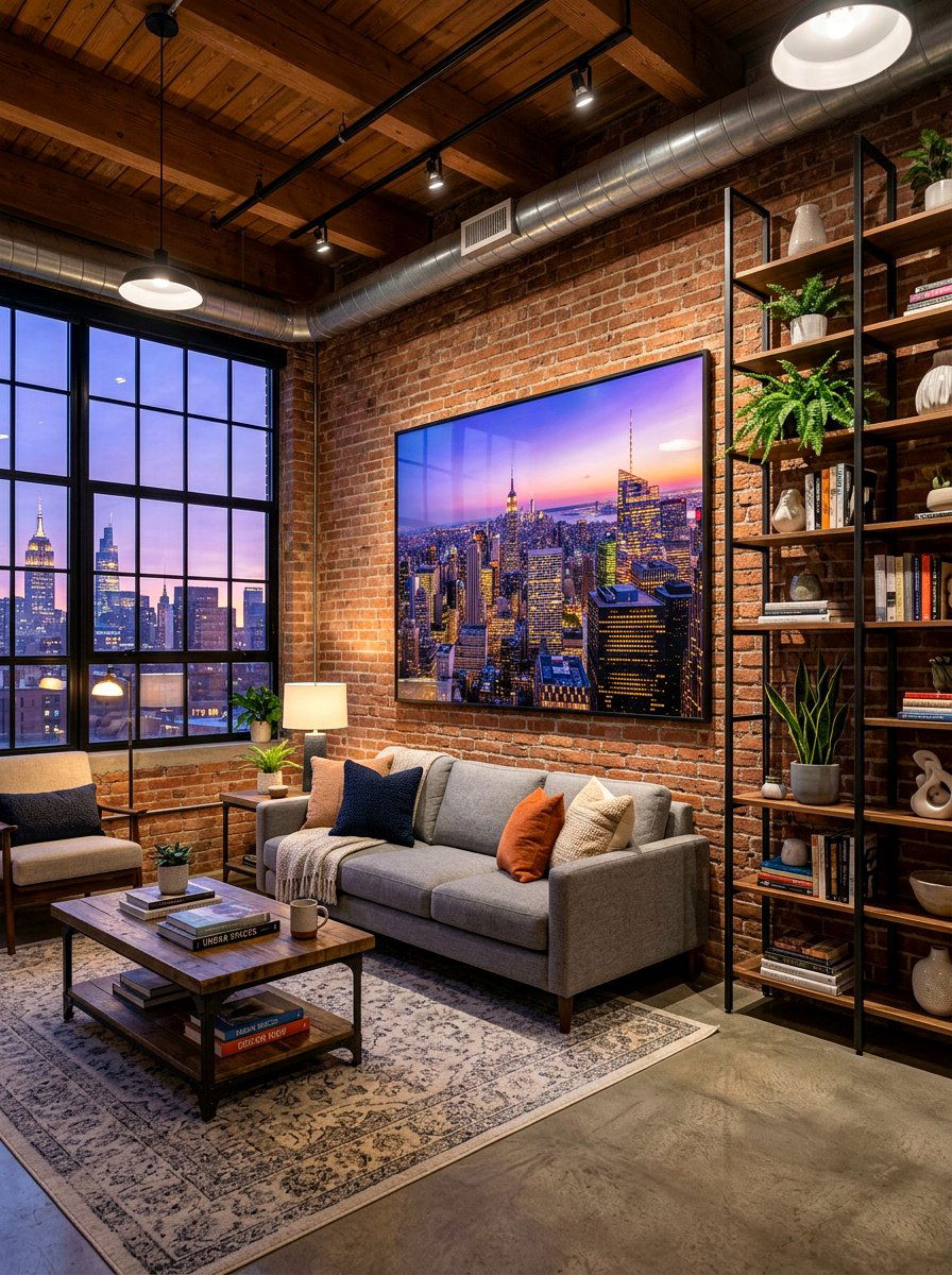 Large City Skyline Photo - 30 oversized wall art ideas