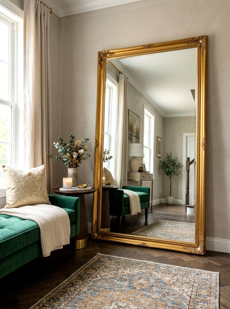 Large Entryway Mirror - 30 luxury entryway styling ideas