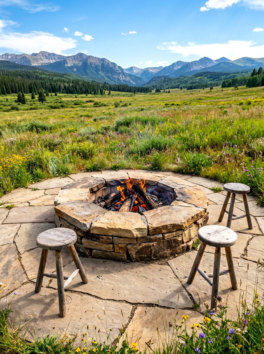 30 Stone Fire Pit Ideas: Cozy Nights With Stunning Natural Stone