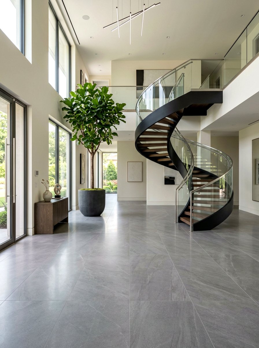 Large Format Tile Floor - 30 tile floor pattern ideas