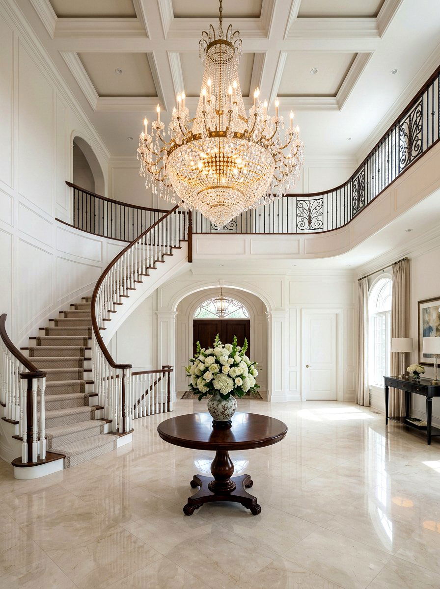 Large Foyer Chandelier - 30 foyer ideas