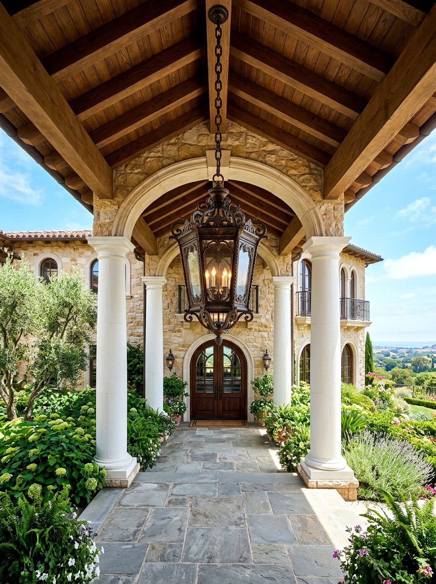 Large Hanging Pendant Lantern - 30 porch lantern ideas