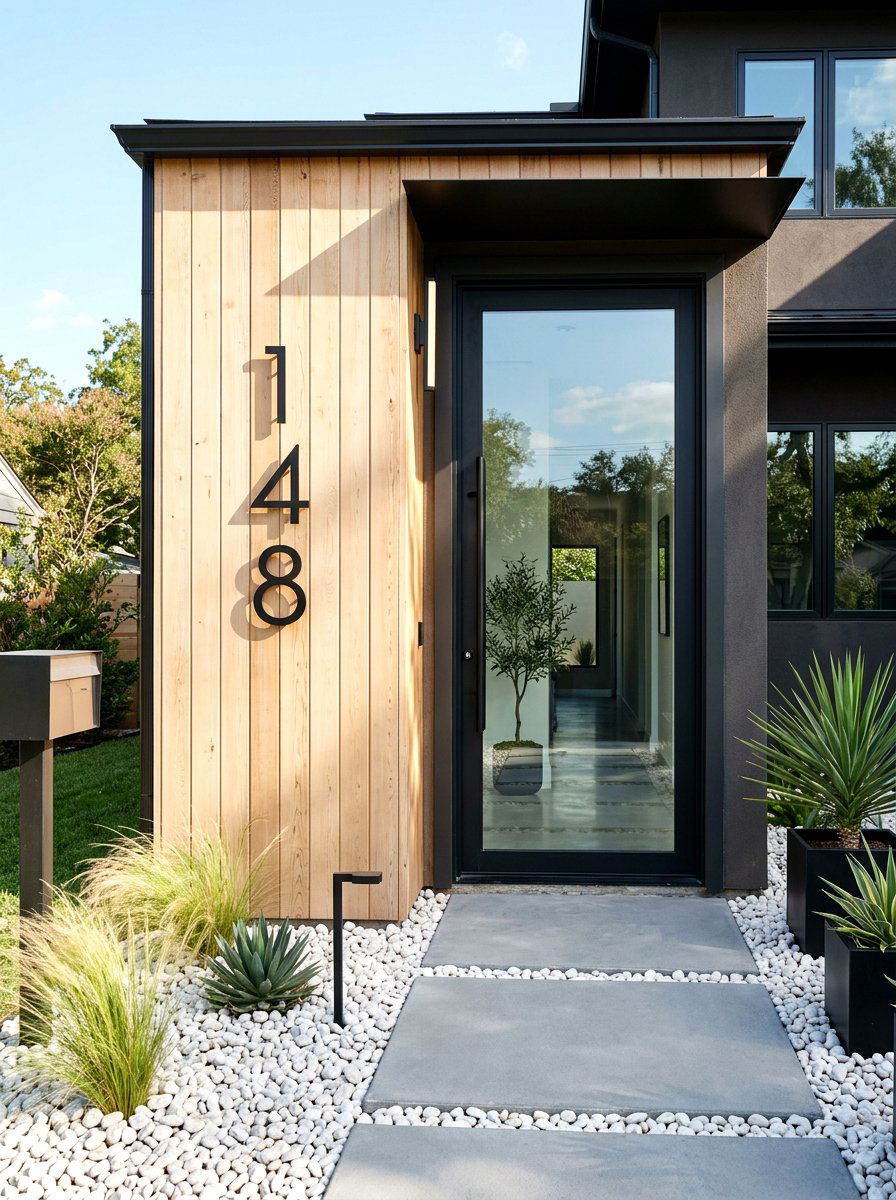 Large House Numbers For Side Entrance - 30 side entry curb appeal ideas