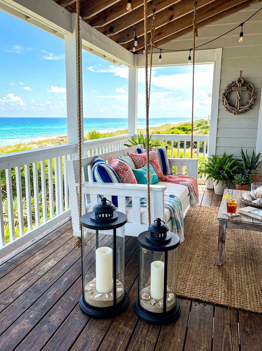 Large Hurricane Lantern For Porch Floor - 30 porch lantern styling ideas aesthetic