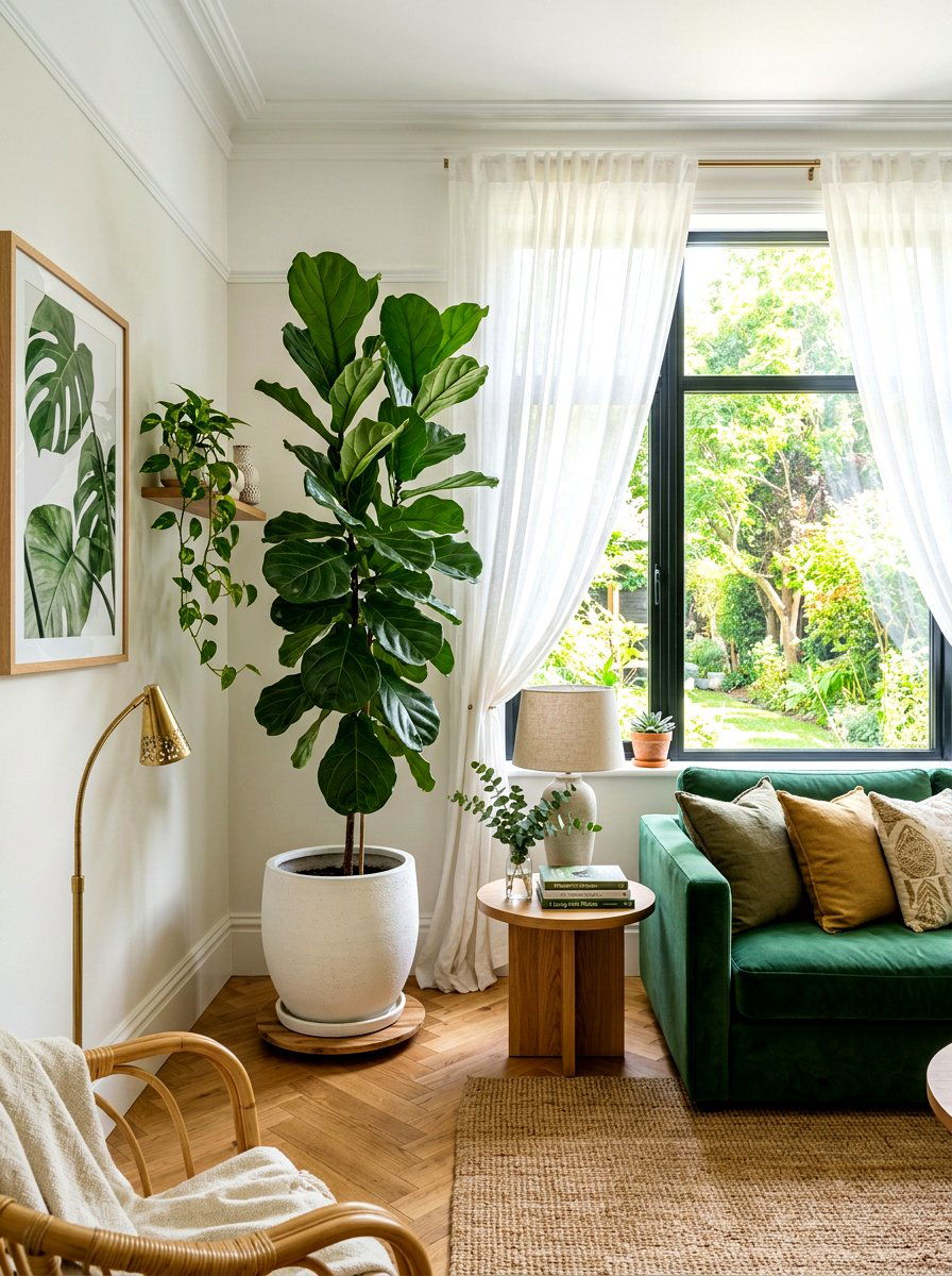 Large Indoor Plants - 30 renter friendly luxury decor ideas