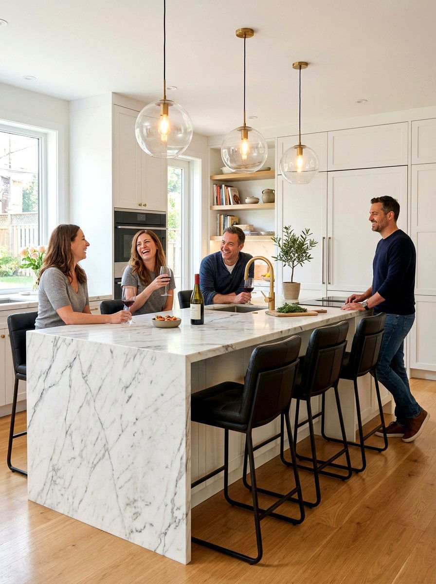 Large Kitchen Island With Seating - 30 kitchen remodel ideas