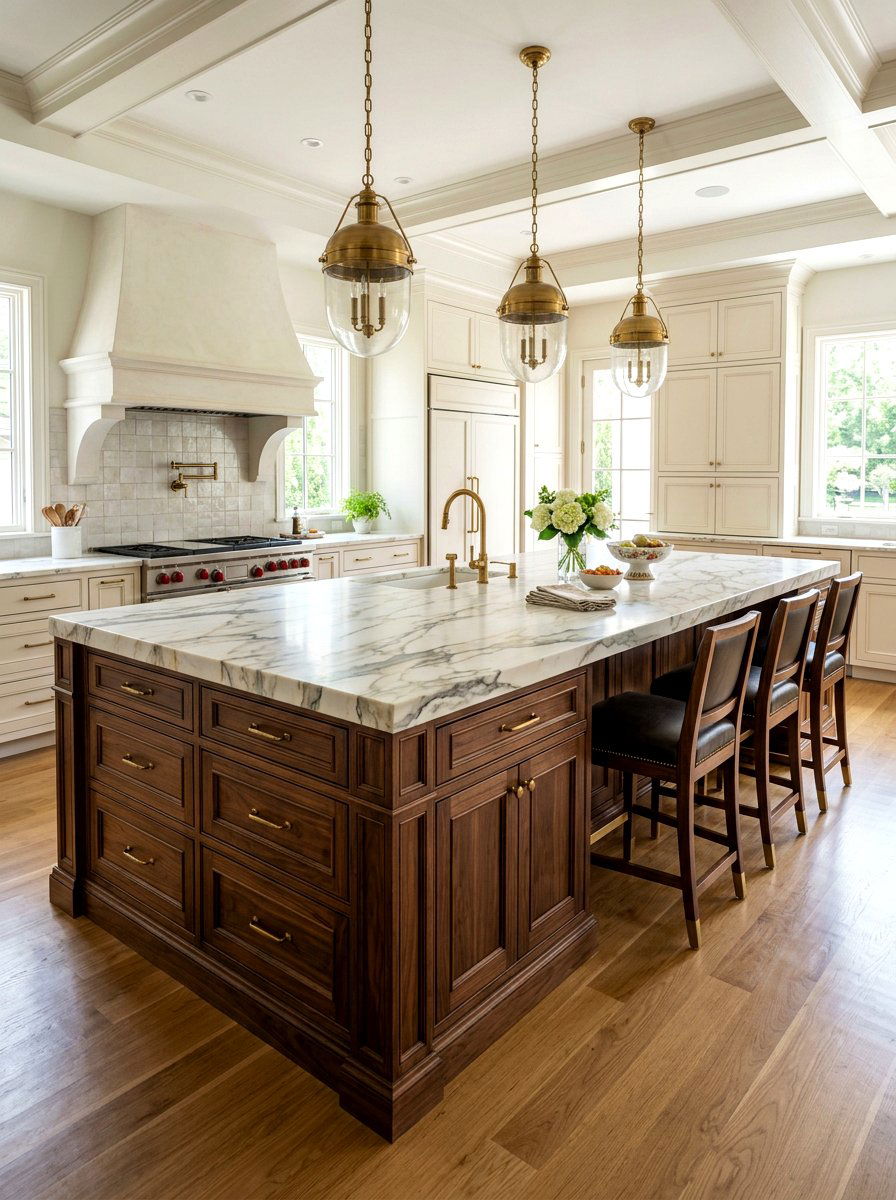 Large Kitchen Island - 30 kitchen island ideas