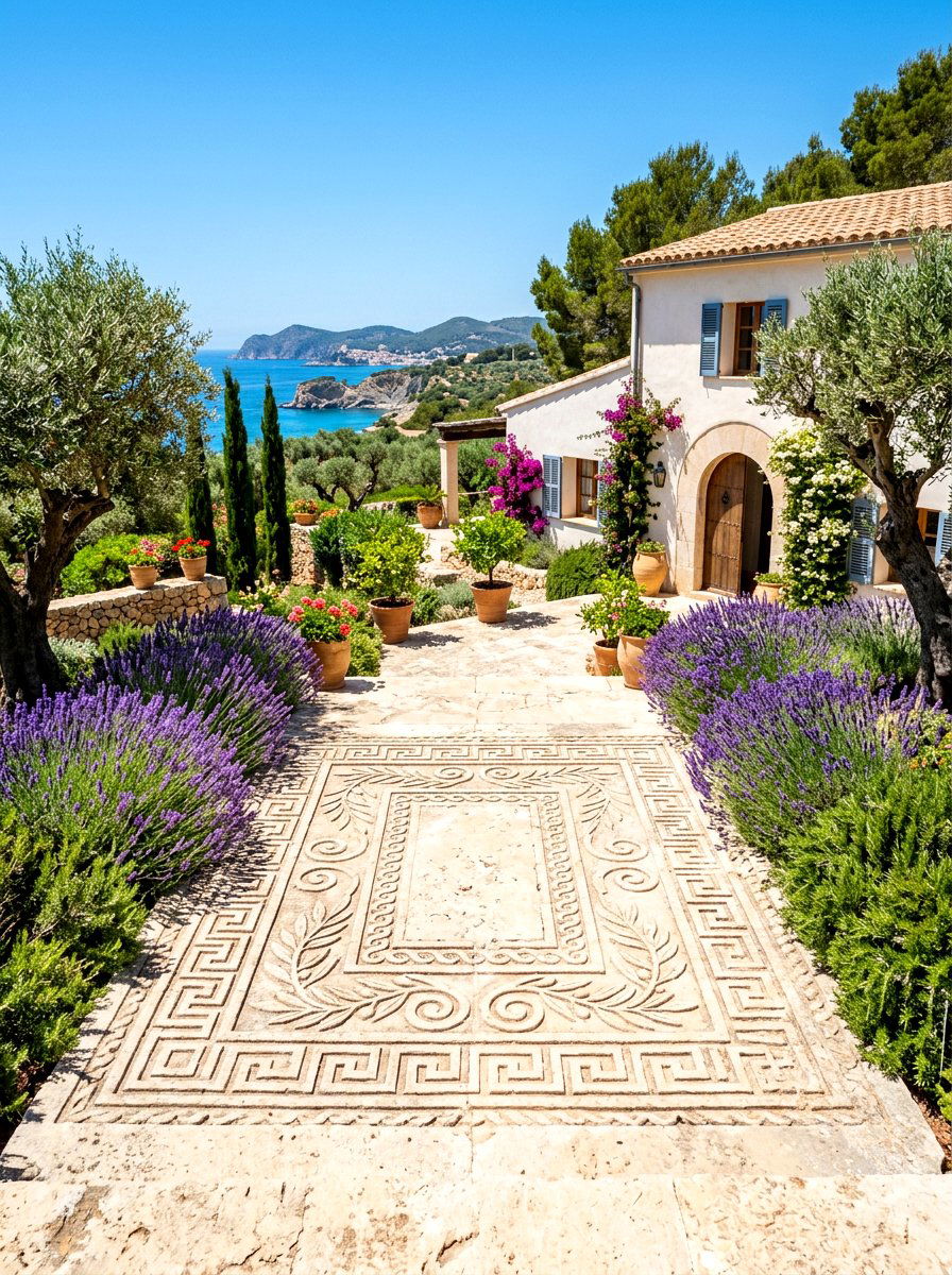 Large Limestone Slab - 30 stepping pad lawn ideas
