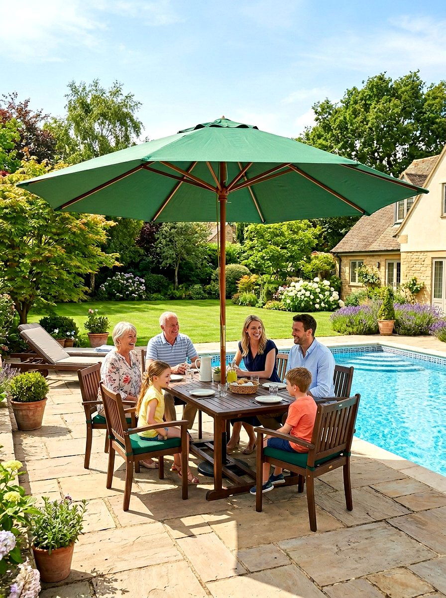 Large Octagonal Pool Umbrella - 30 pool umbrella ideas