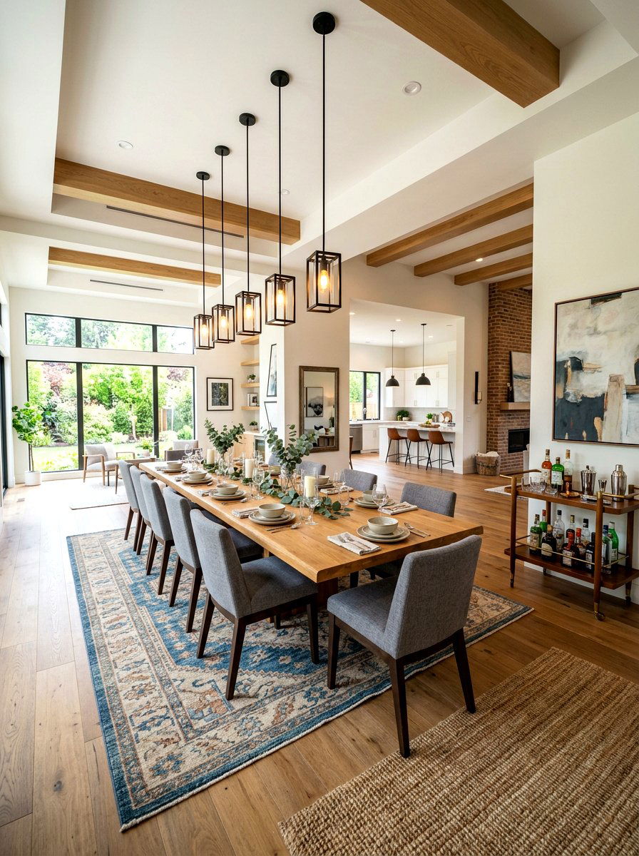 Large Open Dining Area - 30 open dining room ideas