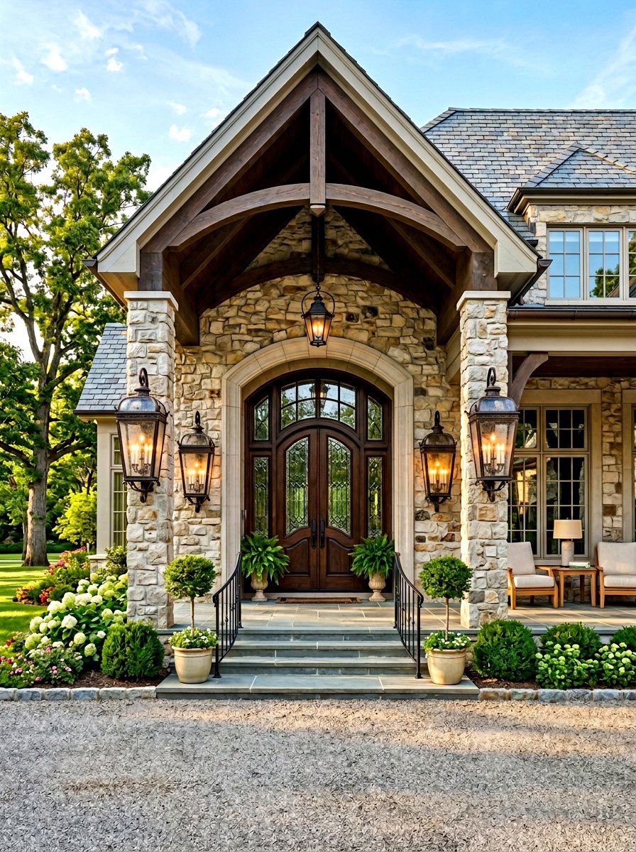 Large Outdoor Porch Sconces - 30 front porch lighting ideas