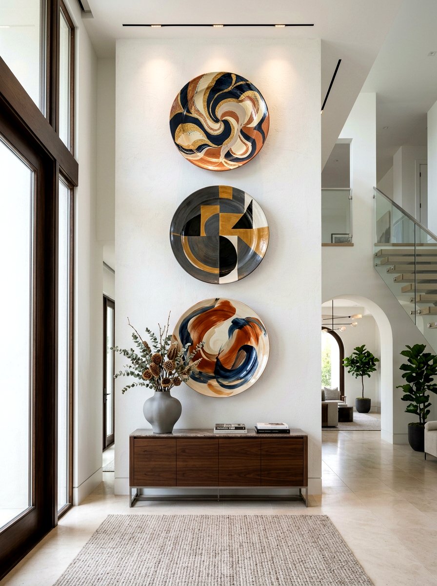 Large Oversized Plate Wall - 30 plate wall display ideas