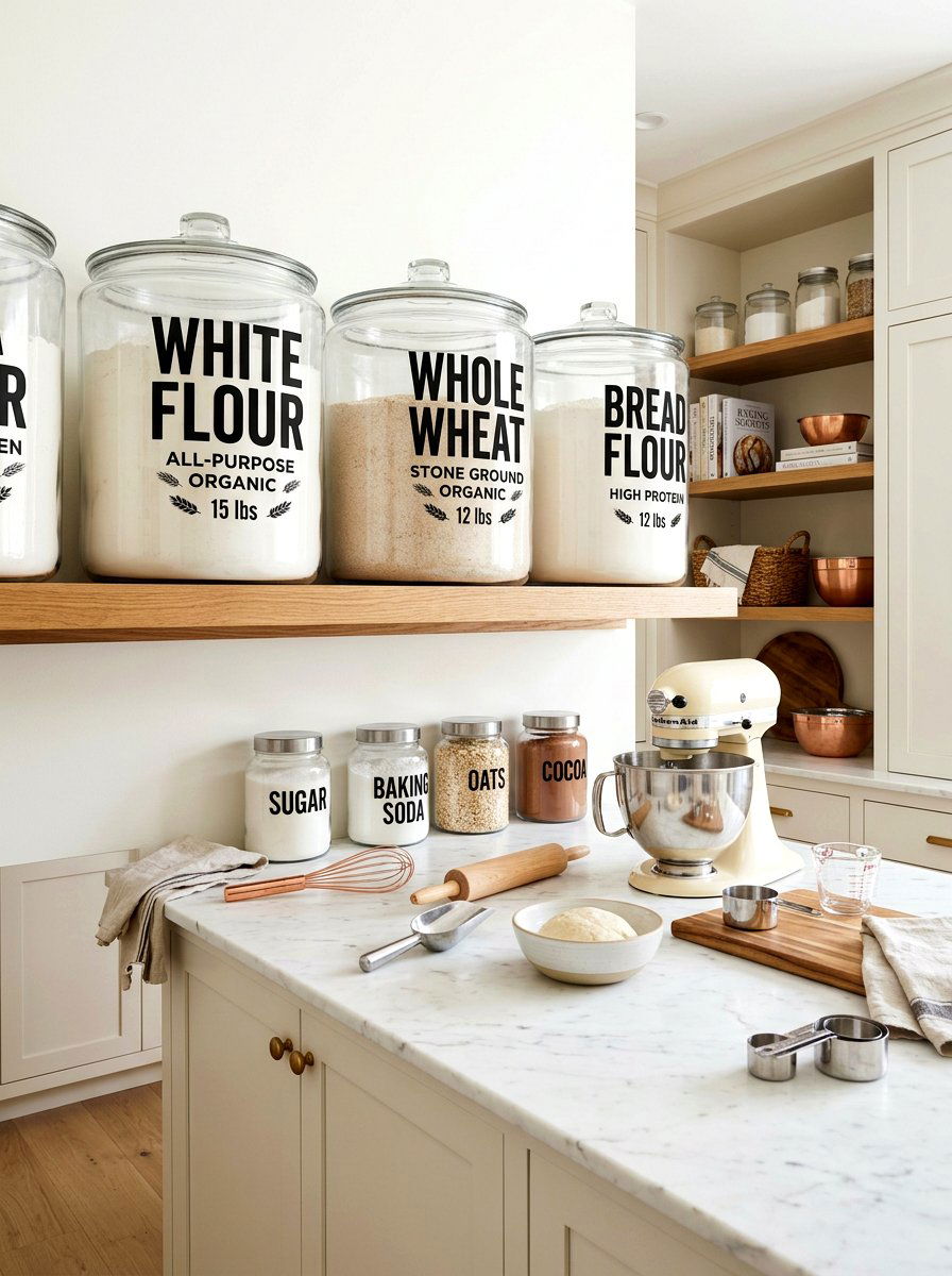 Large Pantry Decals - 30 pantry label ideas
