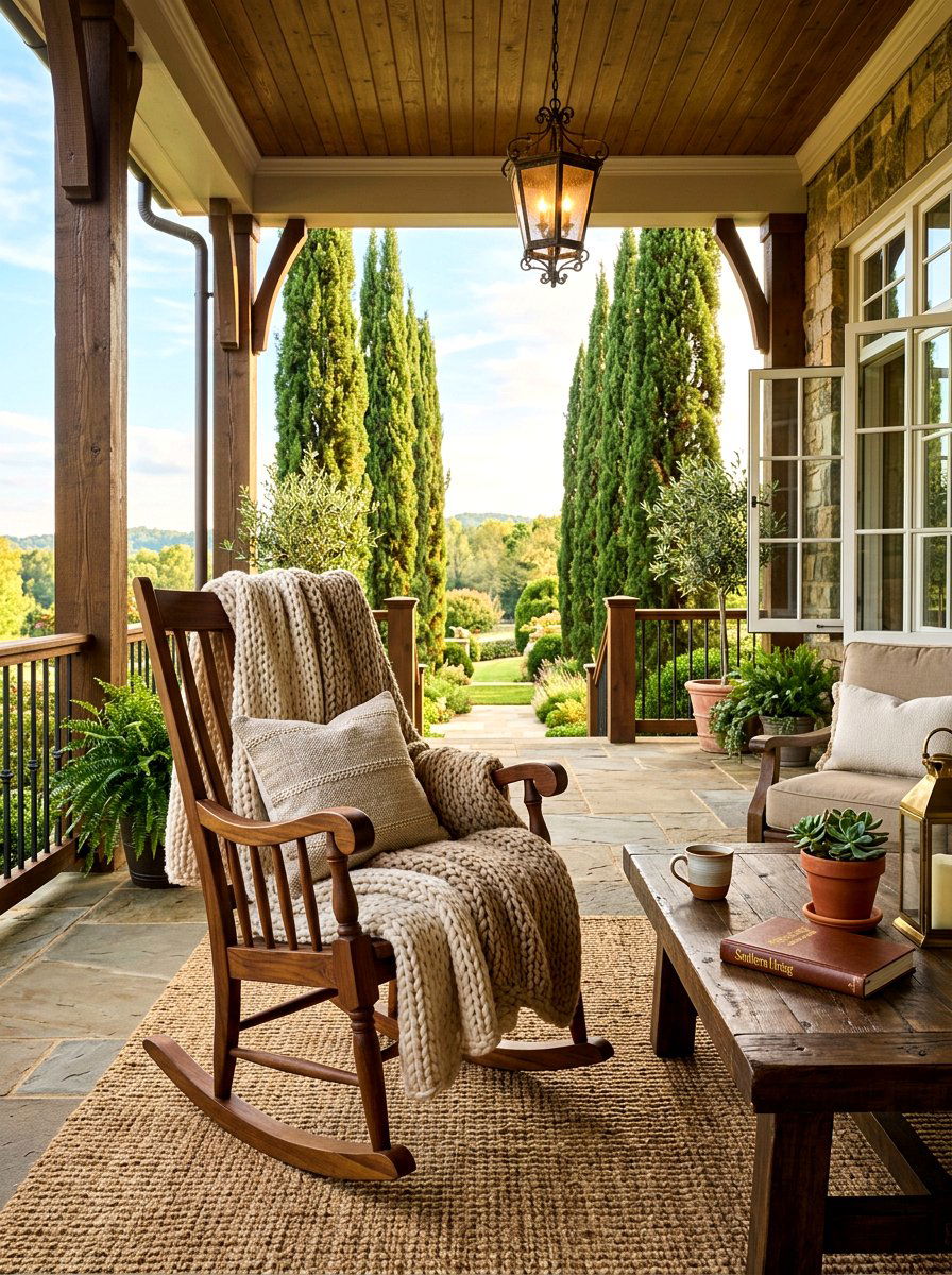 Large Porch Rocking Chair - 30 rocking chair porch styling ideas