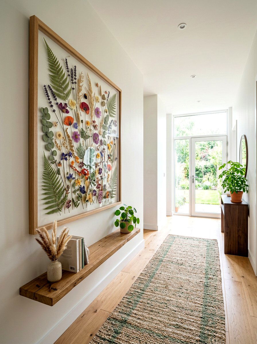 Large Pressed Flower Frame - 30 oversized wall art ideas