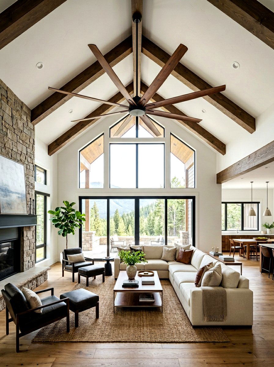 Large Propeller Ceiling Fan - 30 ceiling fan ideas