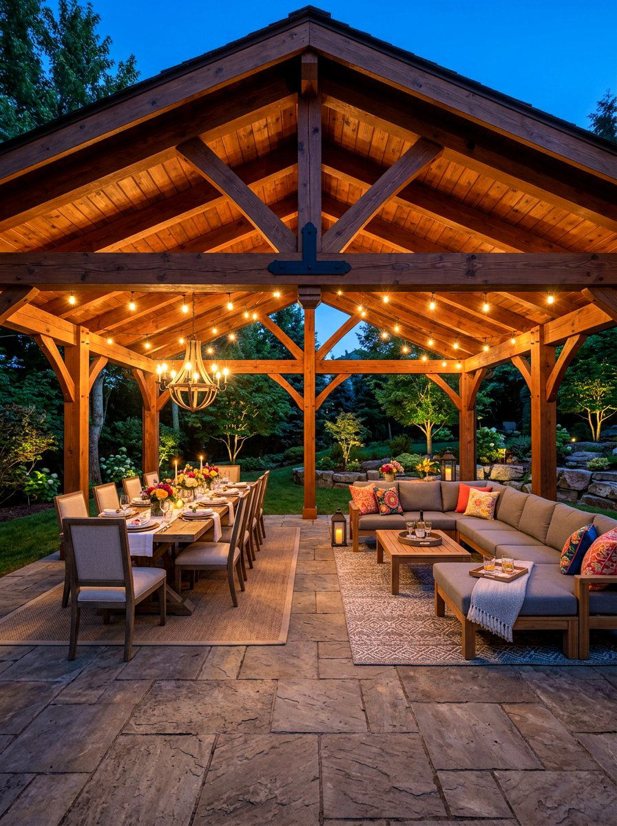 Large Scale 12x20 Gazebo - 30 hardtop gazebo ideas