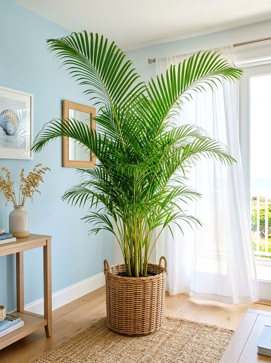 Large Scale Palm Plant - 30 corner plant living room ideas