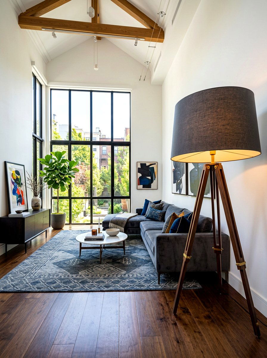 Large Scale Statement Floor Lamp - 30 lamp styling ideas