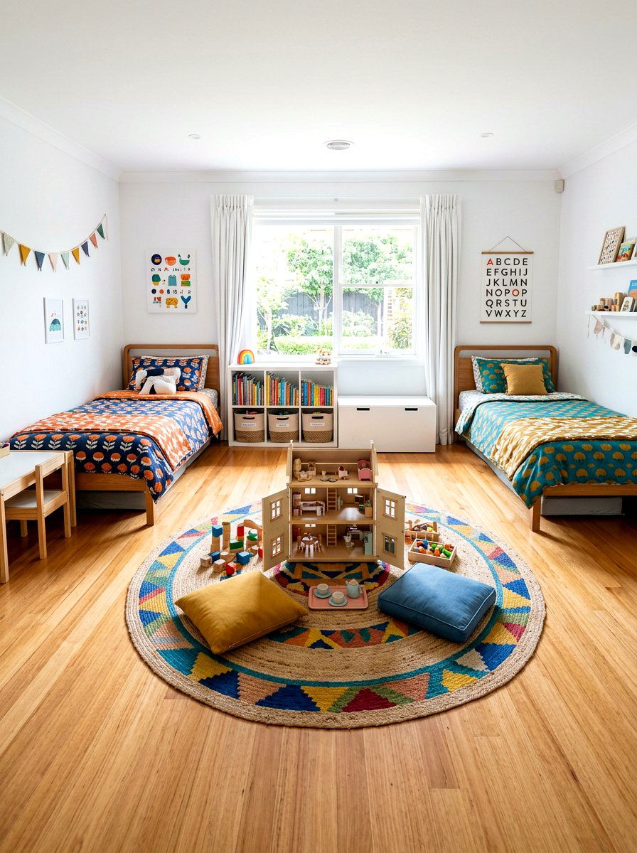 Large Shared Bedroom - 30 girls shared bedroom ideas