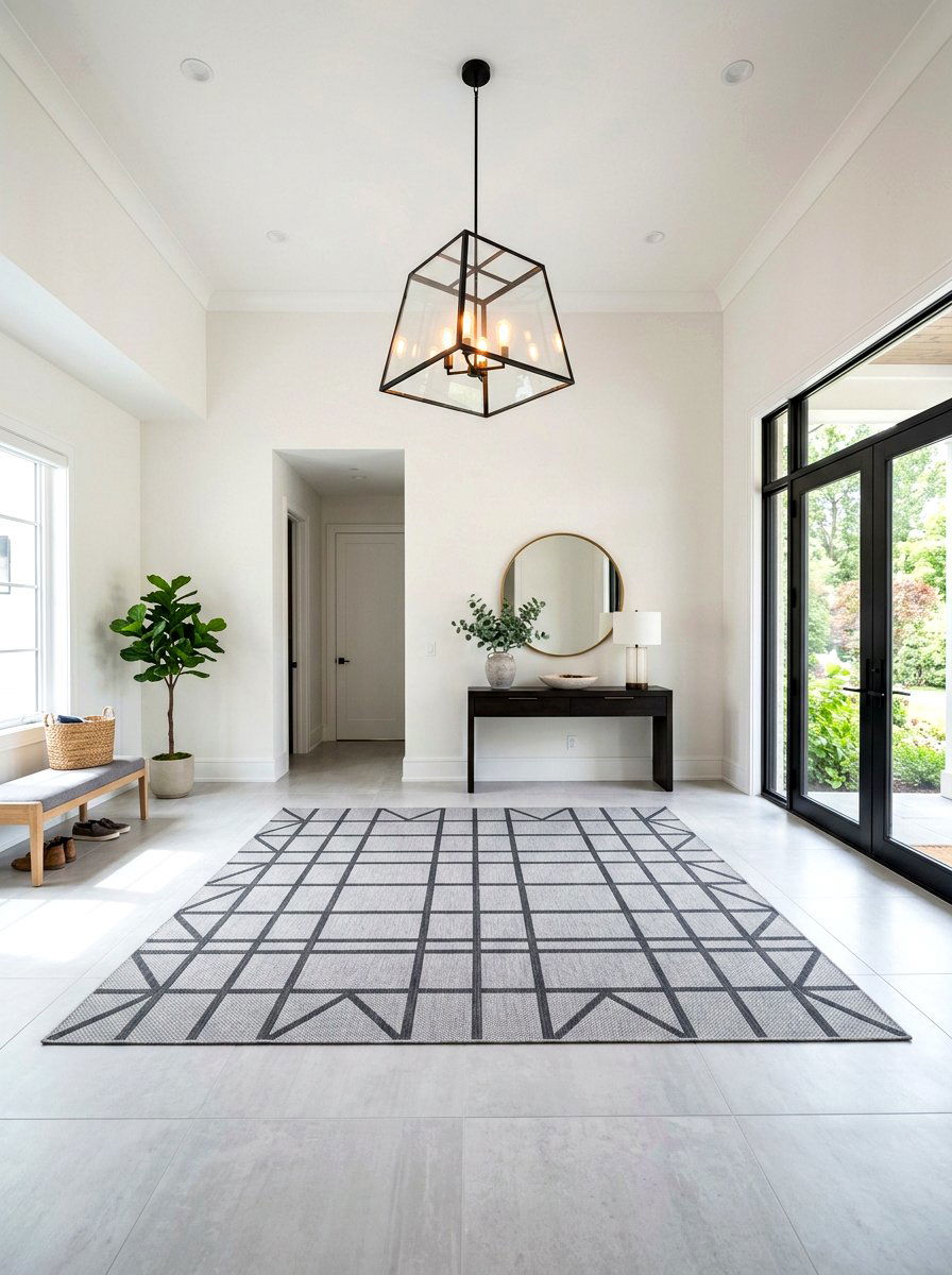 Large Square Foyer Rug - 30 foyer rug ideas