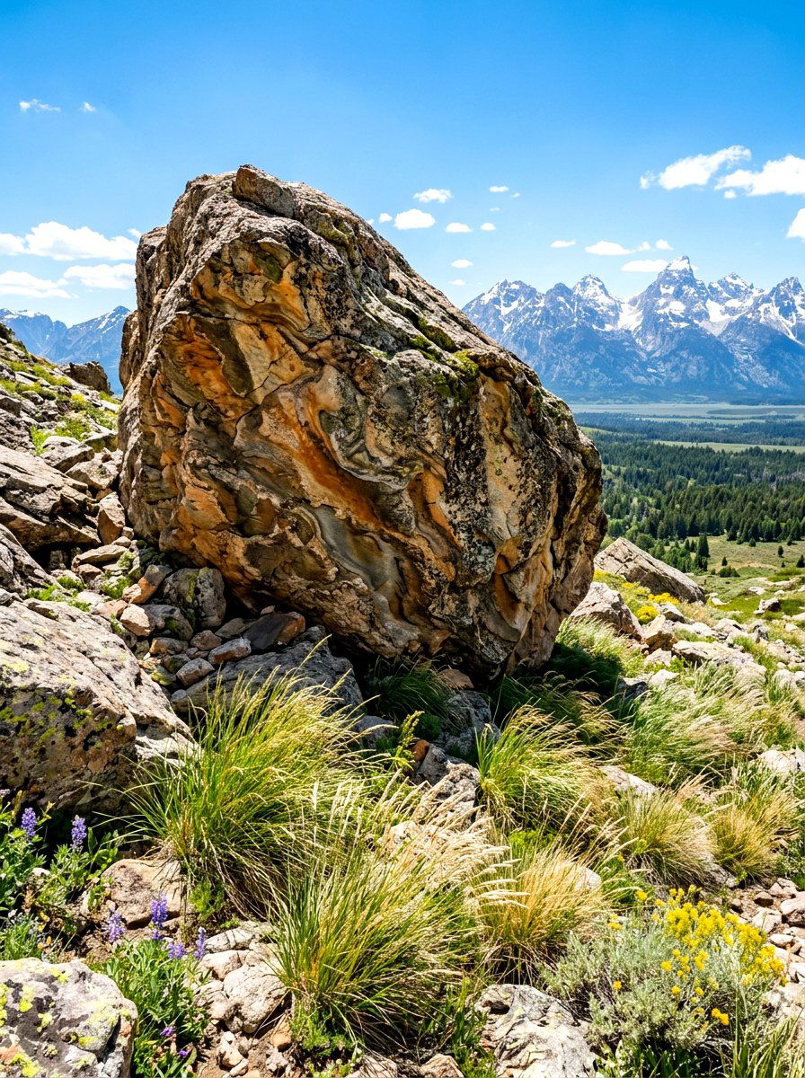 Large Stone Boulder Camouflage - 30 utility box cover ideas