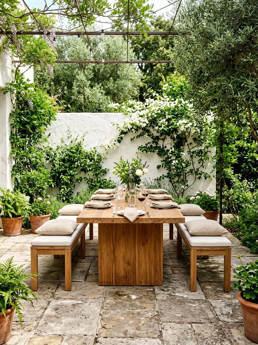 Large Teak Dining Table - 30 California casual patio ideas