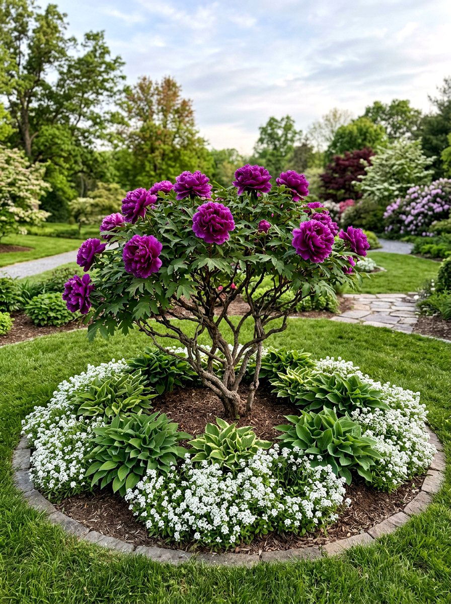 30 Peony Garden Bed Ideas for a Romantic Spring Landscape