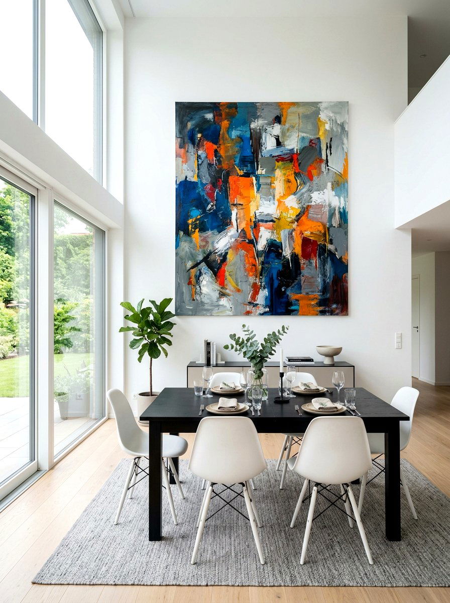 Large Wall Art Dining - 30 elegant dining room ideas