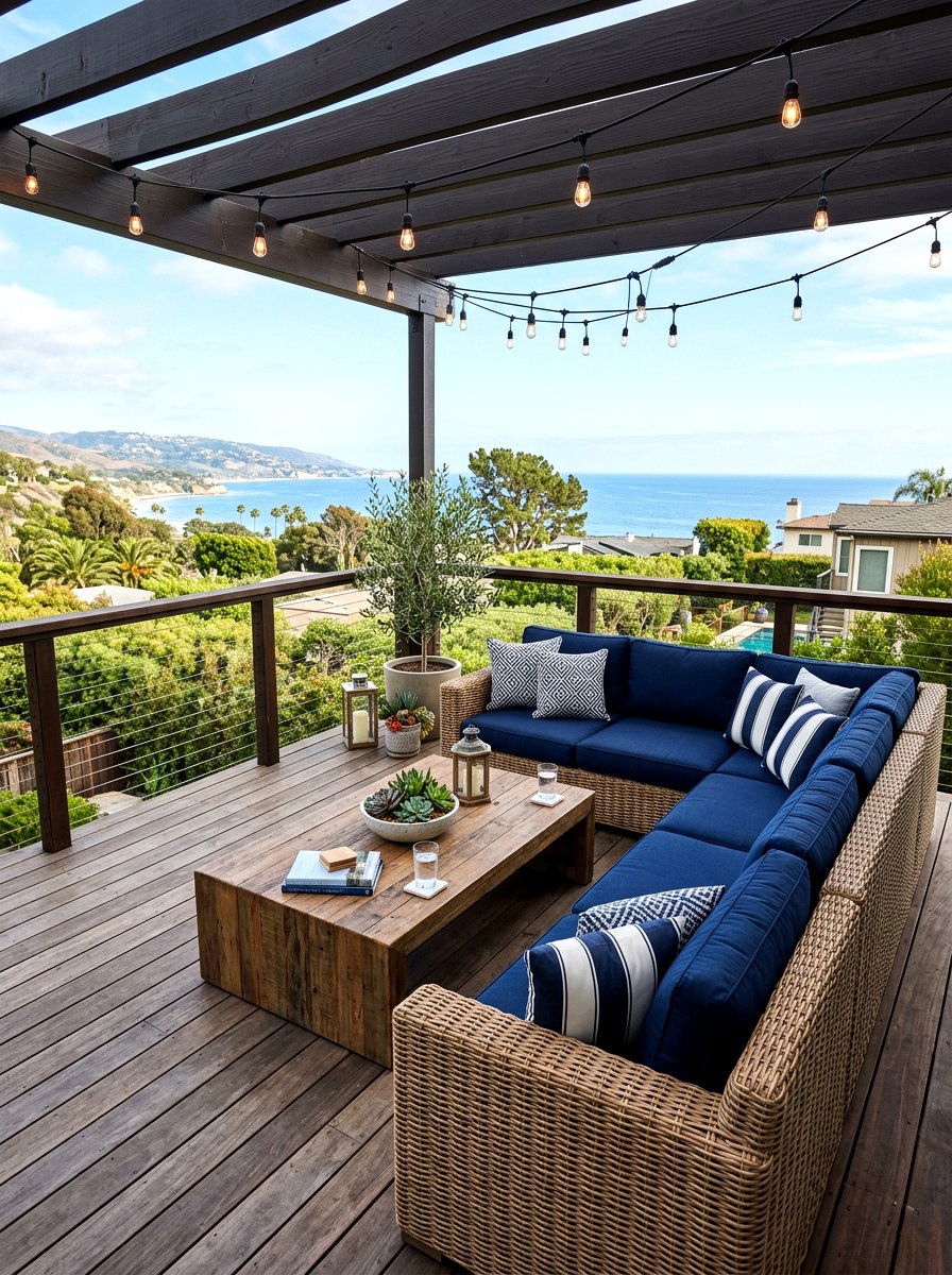 Large Wicker Corner Sofa - 30 wicker patio furniture ideas