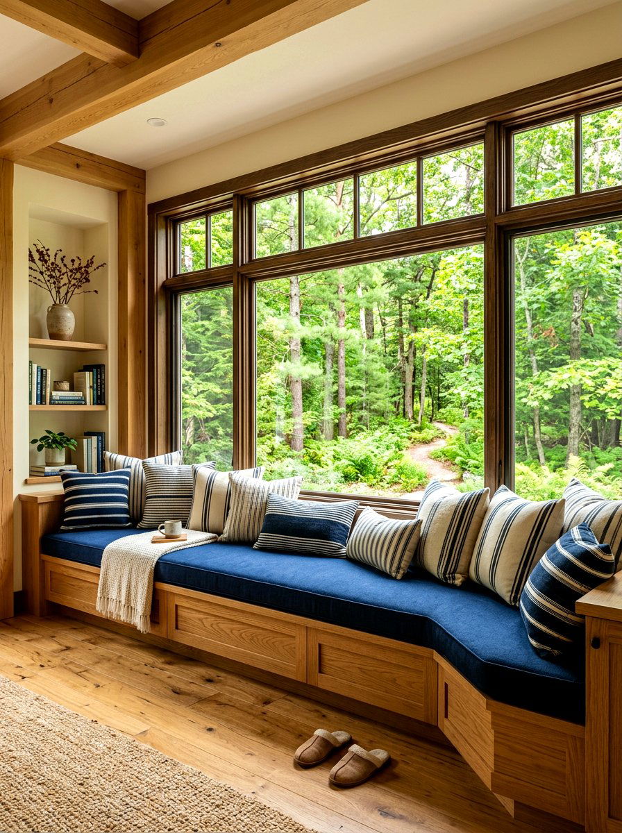 Large Window Bench - 30 analog living room ideas