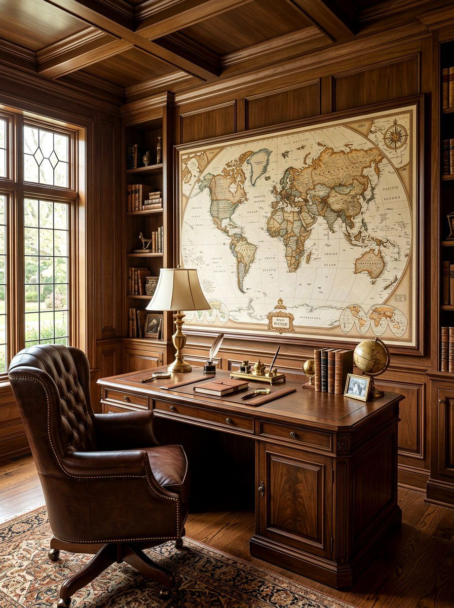 Large World Map - 30 oversized wall art ideas