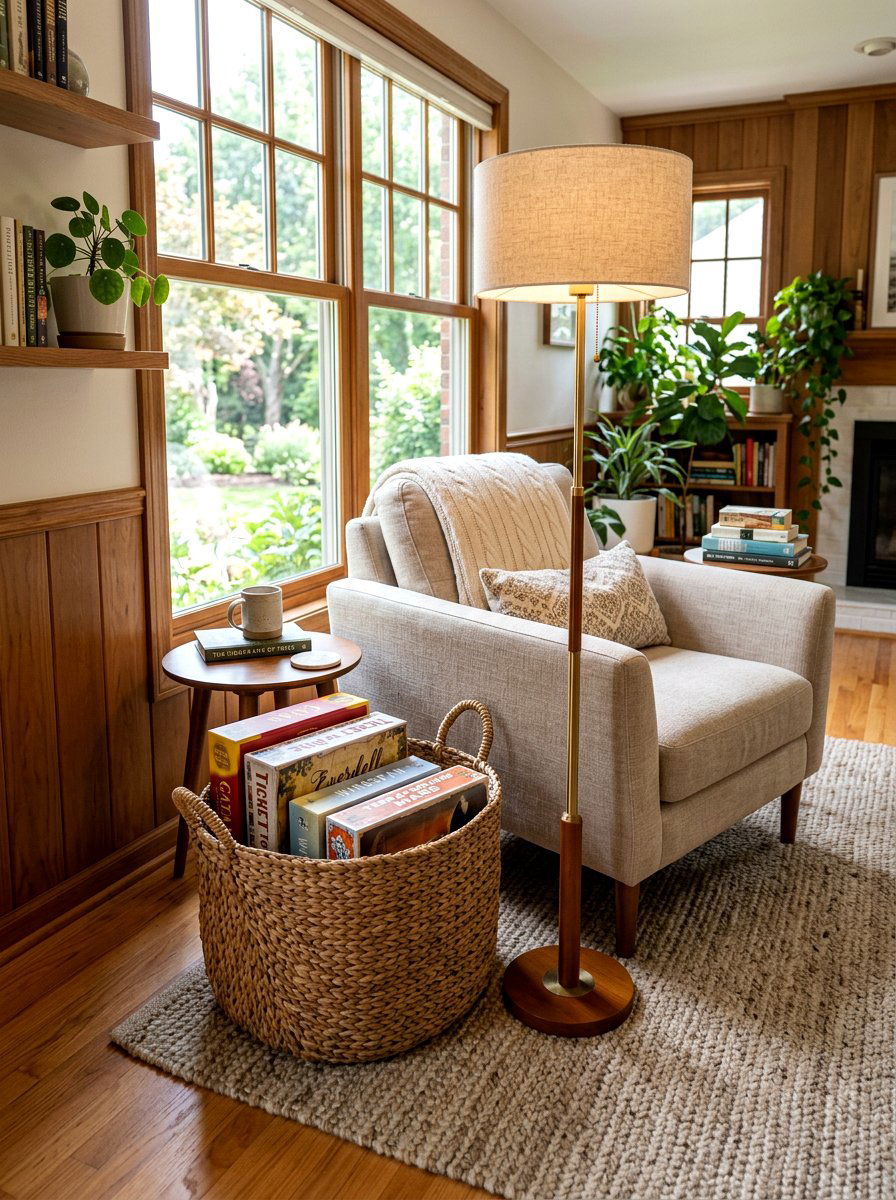 Large Woven Baskets - 30 board game storage ideas