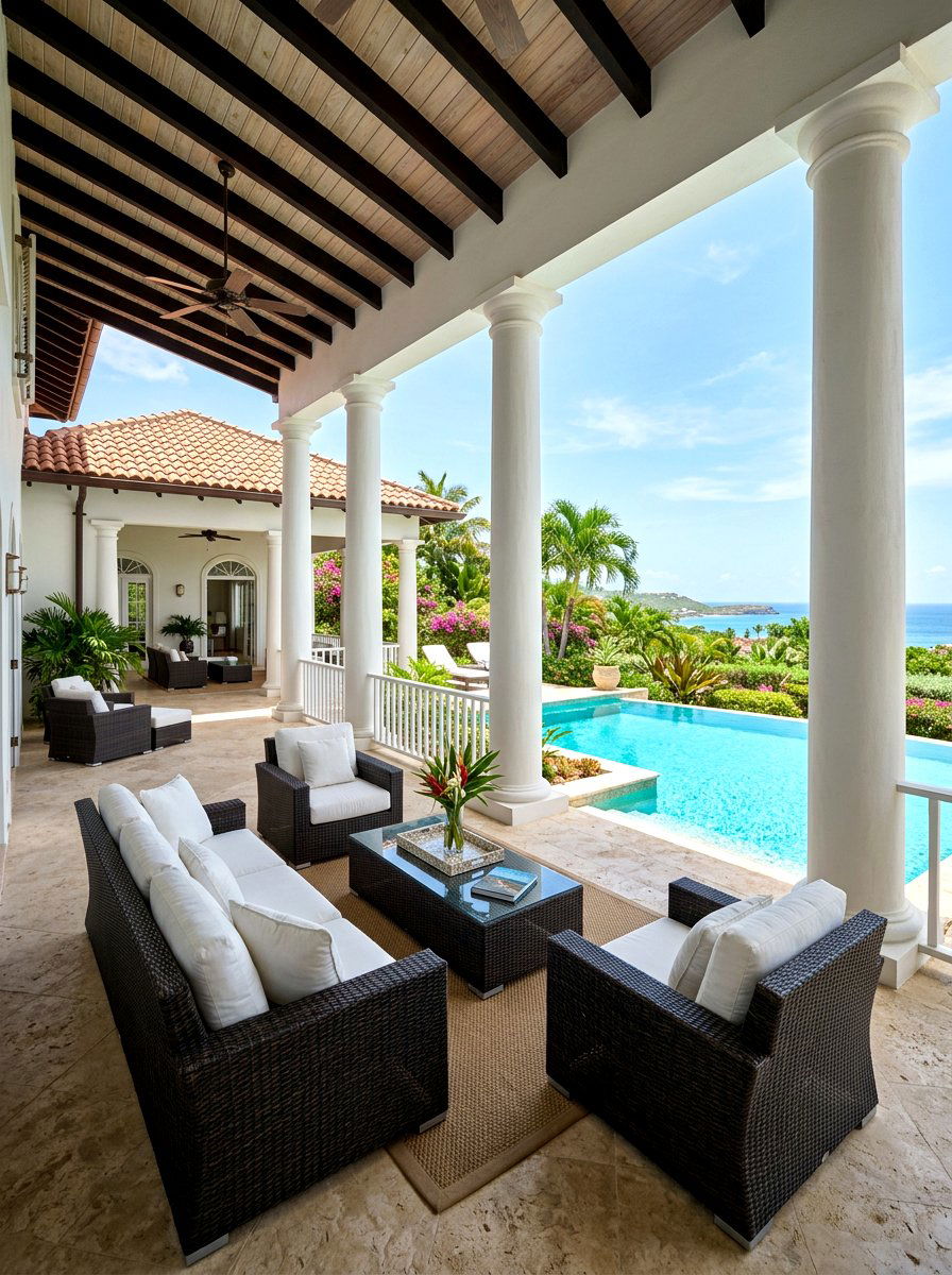 Large Wrap Around Veranda - 30 Mediterranean house exterior ideas