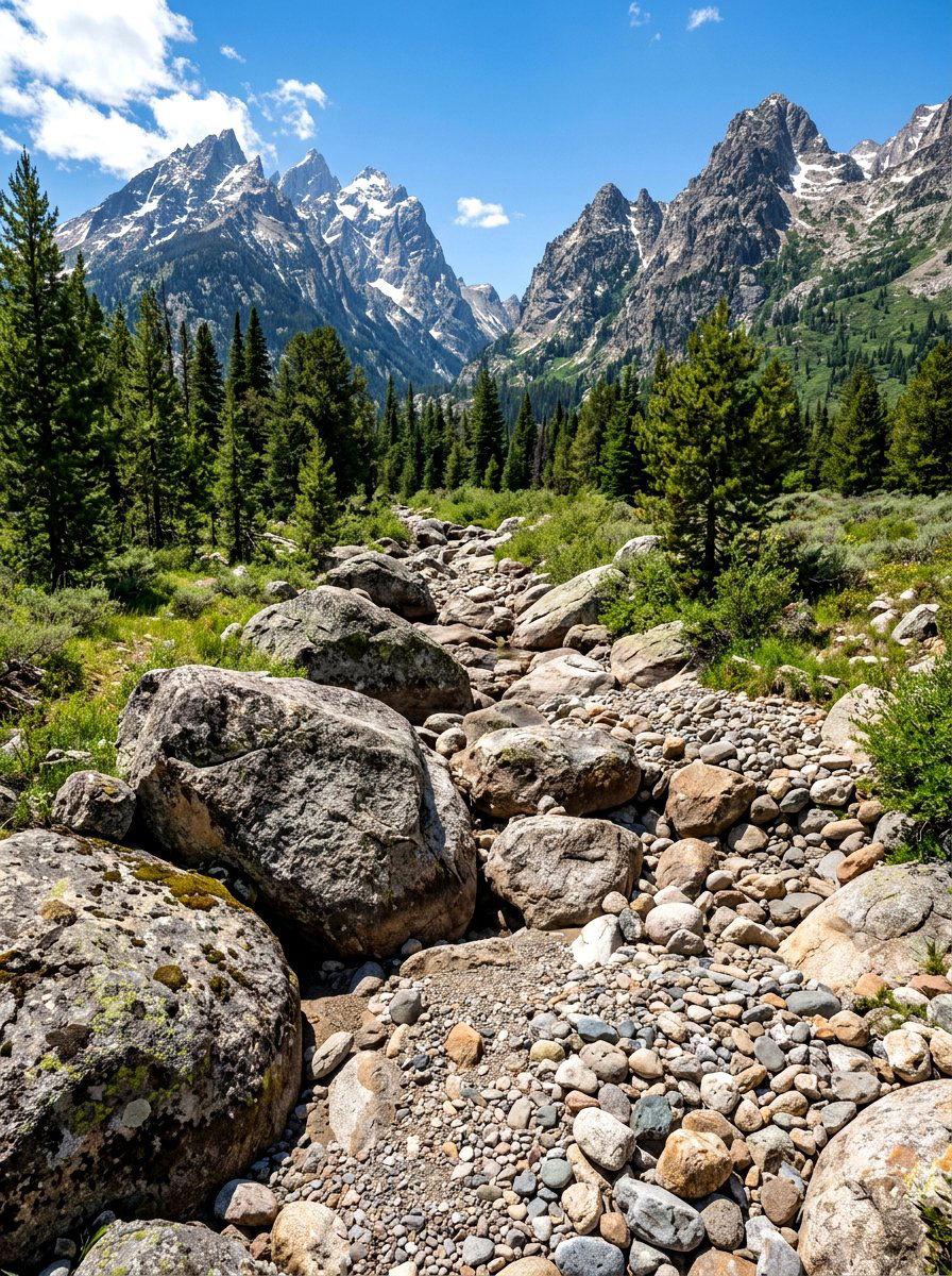 Large boulder dry creek bed - 30 dry creek bed ideas