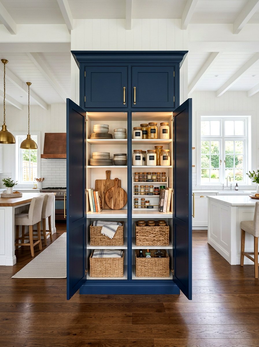 Large kitchen storage cupboard - 30 freestanding furniture kitchen ideas