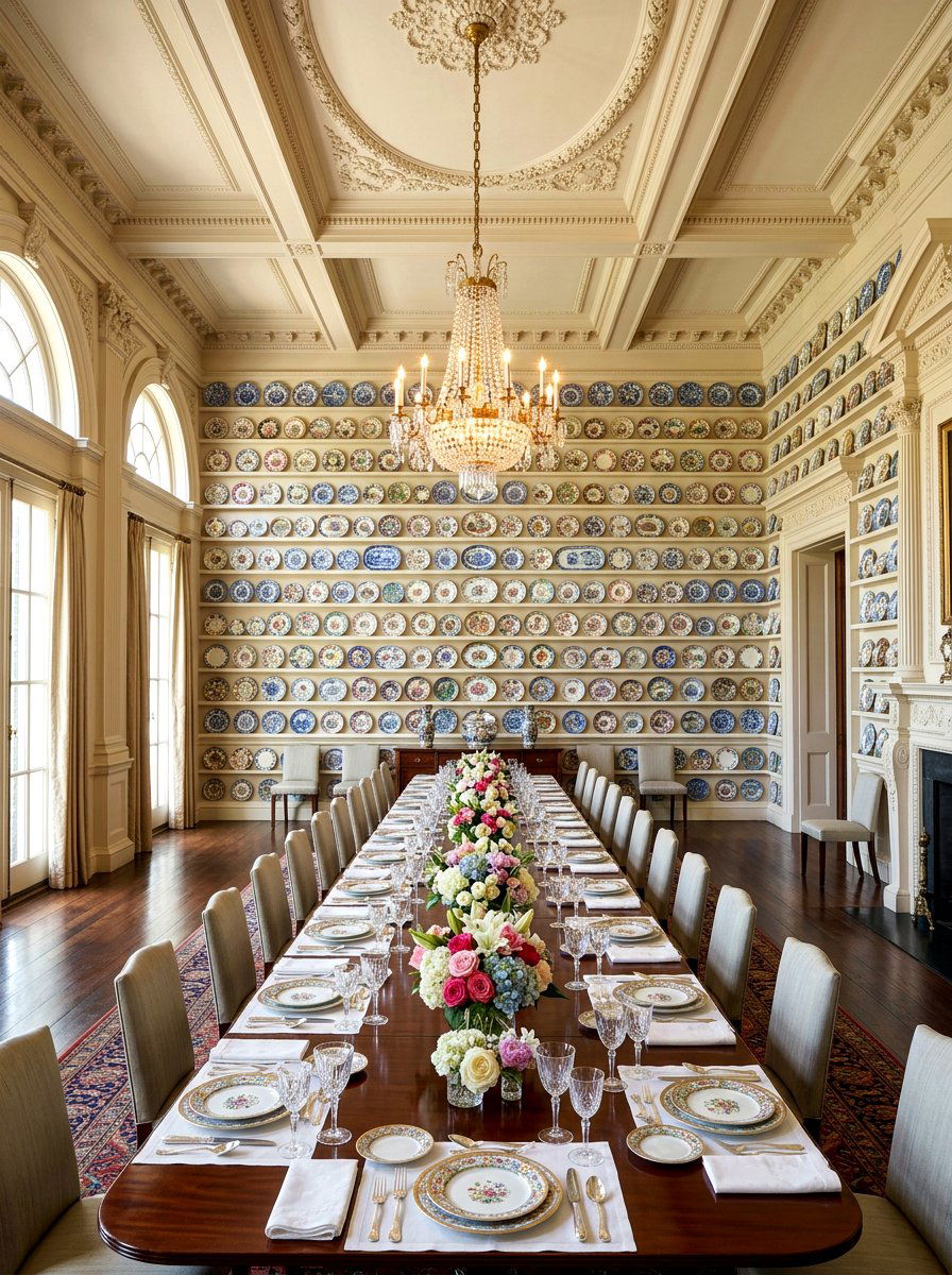 Large scale china gallery - 30 collected china wall ideas