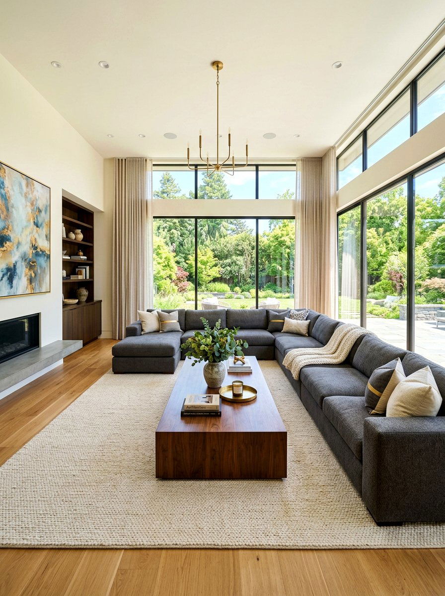 Large scale sectional living room - 30 family friendly living room ideas