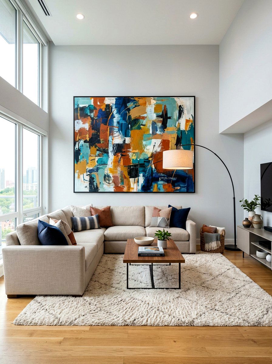 Large scale wall art - 30 empty wall ideas