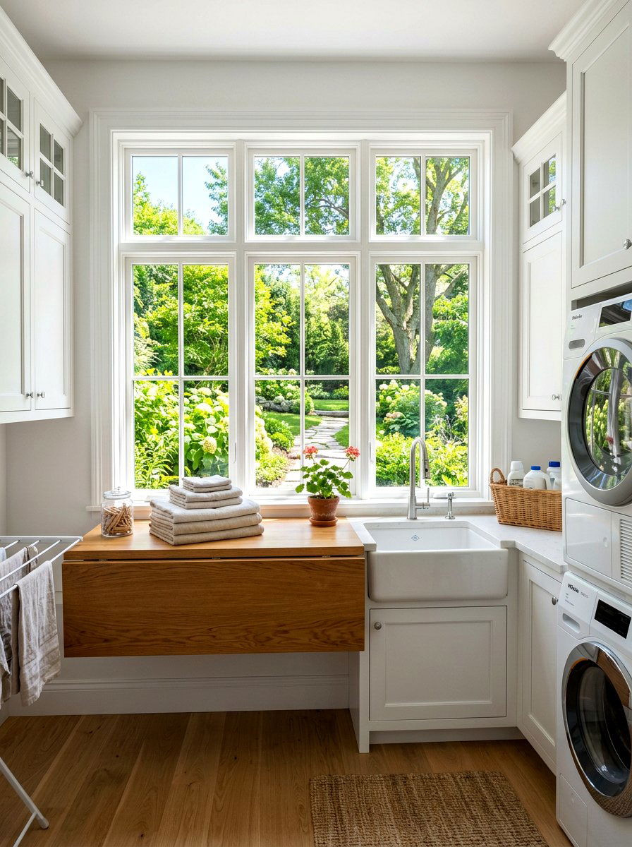Large window laundry room - 30 modern laundry room ideas