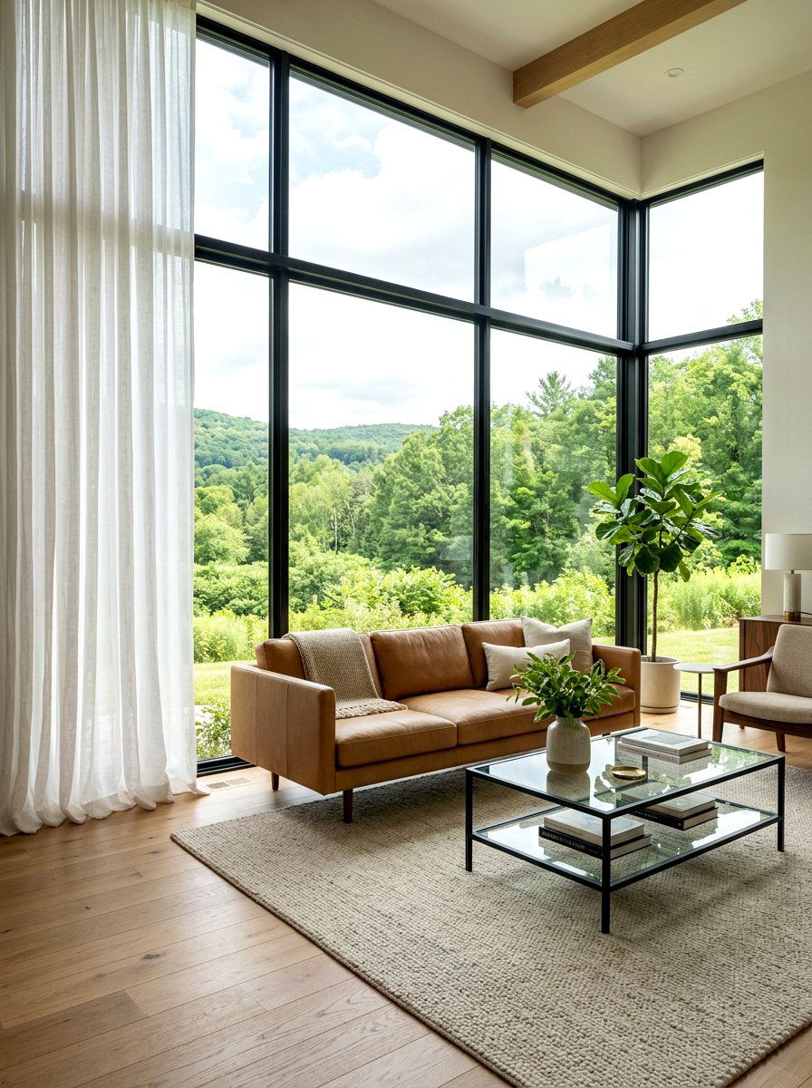 Large window living room - 30 quiet luxury living room ideas