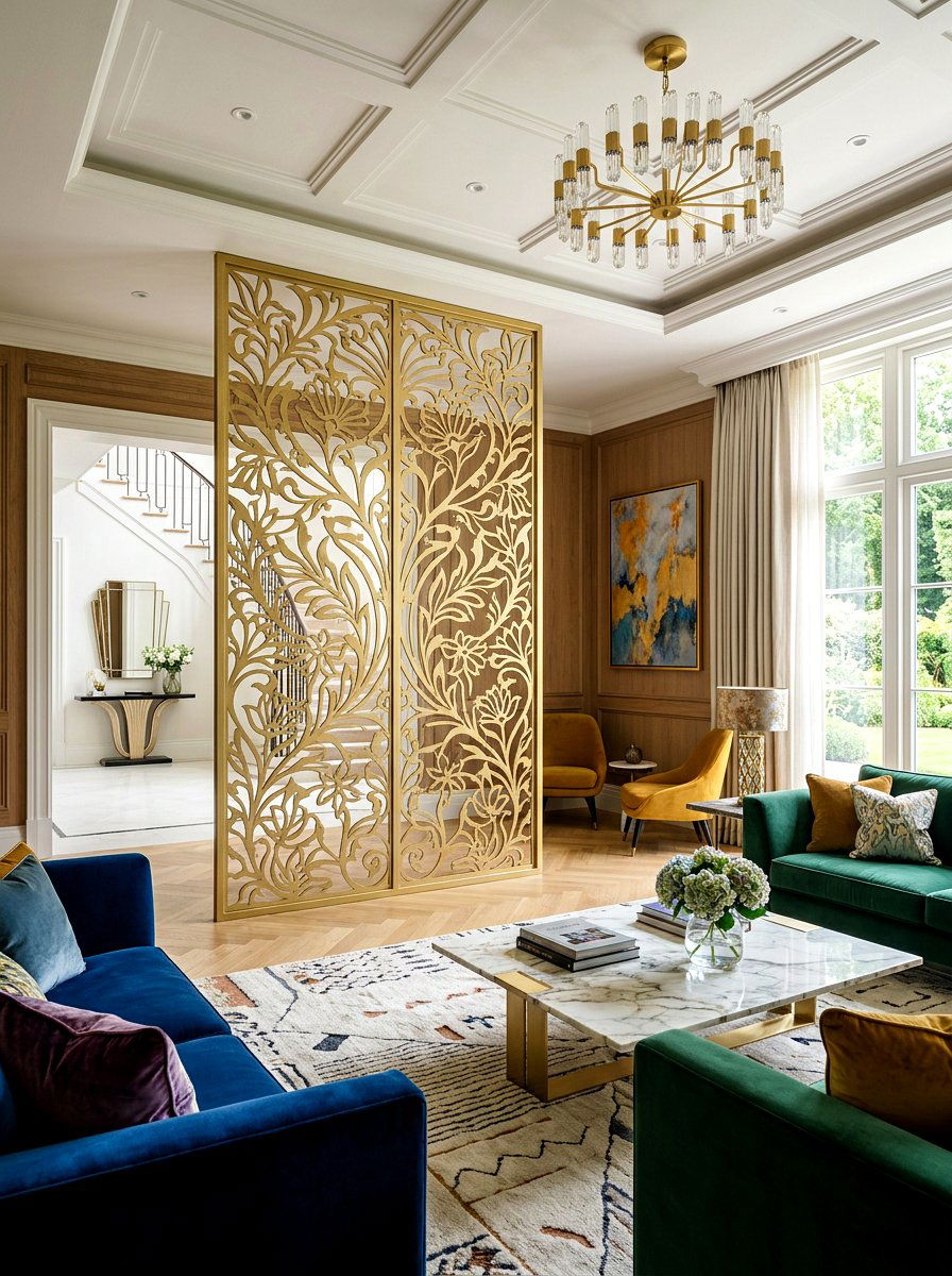 Laser Cut Screen - 30 room divider ideas