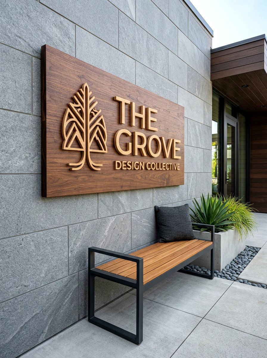 Laser Cut Wood Sign - 30 porch welcome sign ideas