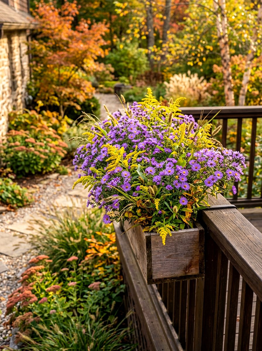 Late Season Bloom Box - 30 pollinator patio ideas