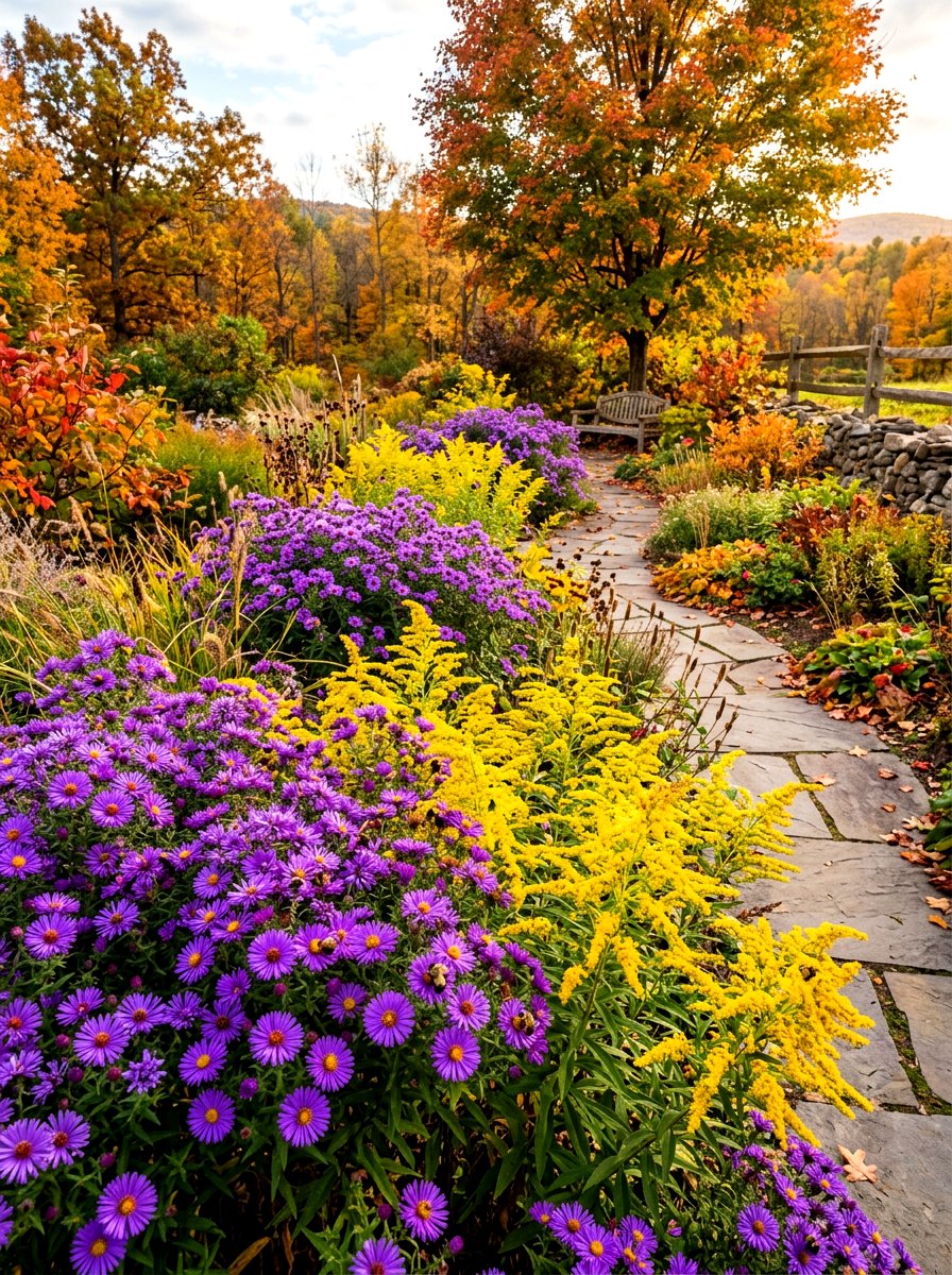 Late Season Pollinator Plants - 30 pollinator border ideas