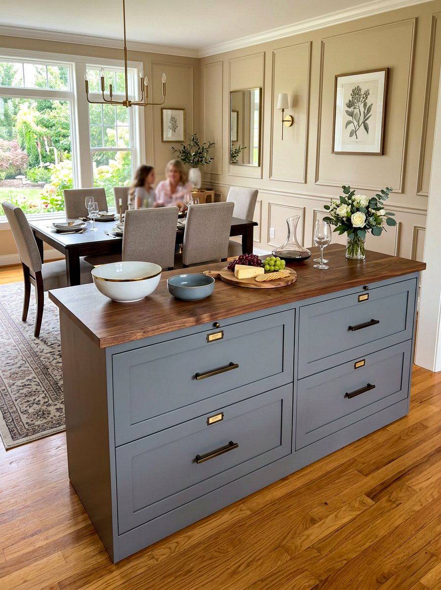Lateral File Cabinet Kitchen Buffet - 30 file drawer kitchen ideas